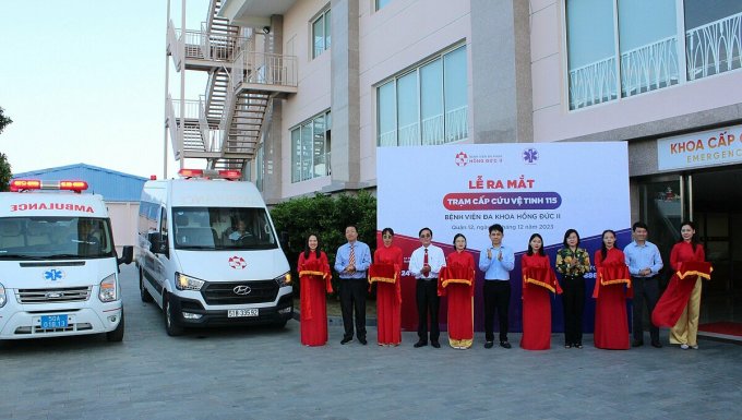 TP. Hồ Chí Minh ra mắt Trạm cấp cứu 115 vệ tinh tại Bệnh viện đa khoa Hồng Đức II