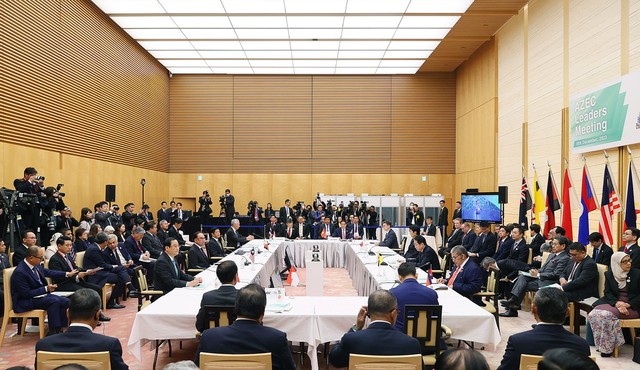 Hội nghị thượng đỉnh đầu tiên về "Cộng đồng phát thải ròng bằng 0 châu Á" - Ảnh: VGP/Nhật Bắc