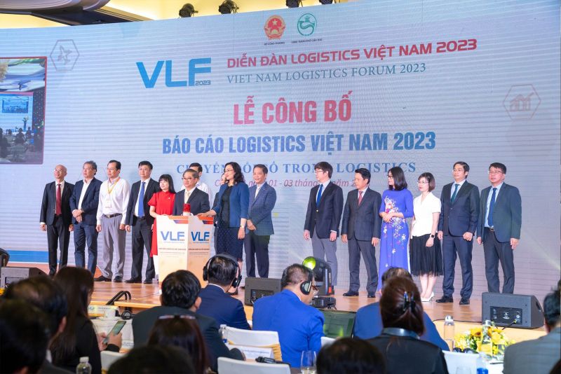 Lễ công bố Báo cáo Logistics Việt Nam năm 2023.