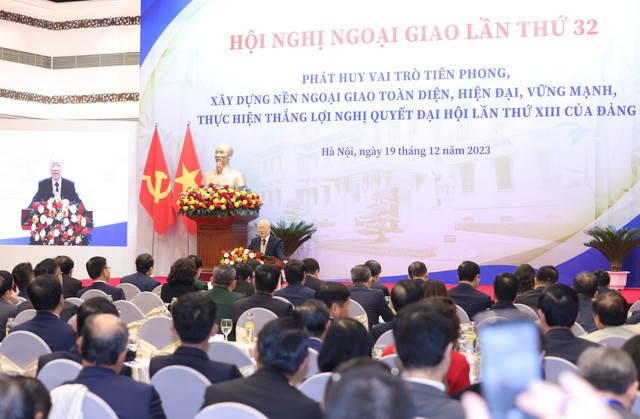 Hội nghị Ngoại giao lần thứ 32 - Ảnh: VGP/Nguyễn Hoàng