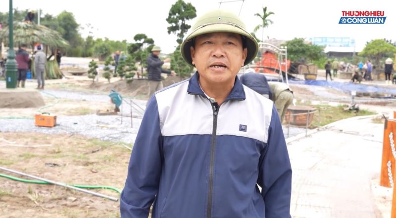 Ông Nguyễn Văn Công, chi hội trưởng chi hội hoa 10.
