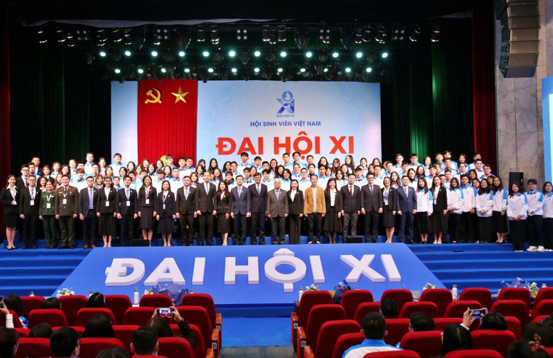 Ban Chấp hành Trung ương Hội Sinh viên Việt Nam khoá XI gồm 103 đồng chí - Ảnh: VGP/PL