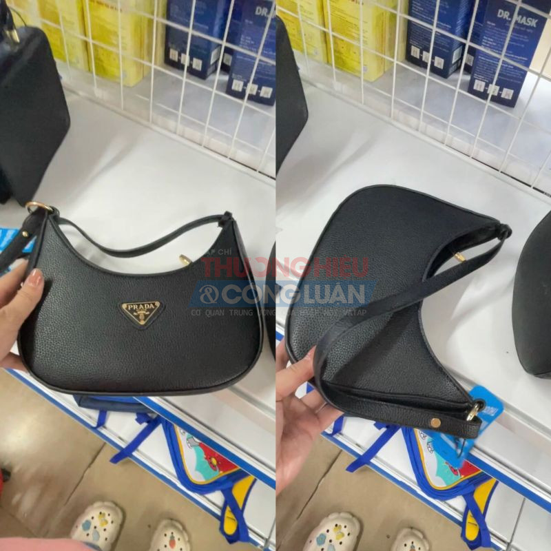 Người tiêu dùng có thể sở hữu chiếc túi Prada với mức giá siêu hời tại siêu thị Huy Hùng