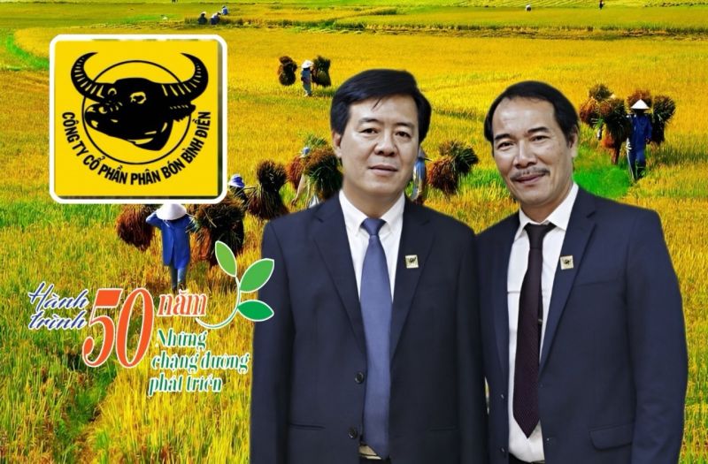 Sự thành công của Công ty Cổ phần Phân bón Bình Điền có dấu ấn to lớn của Tổng Giám đốc hai thế hệ kế tiếp: doanh nhân Lê Quốc Phong (người bên phải) và doanh nhân Ngô Văn Đông (người bên trái)