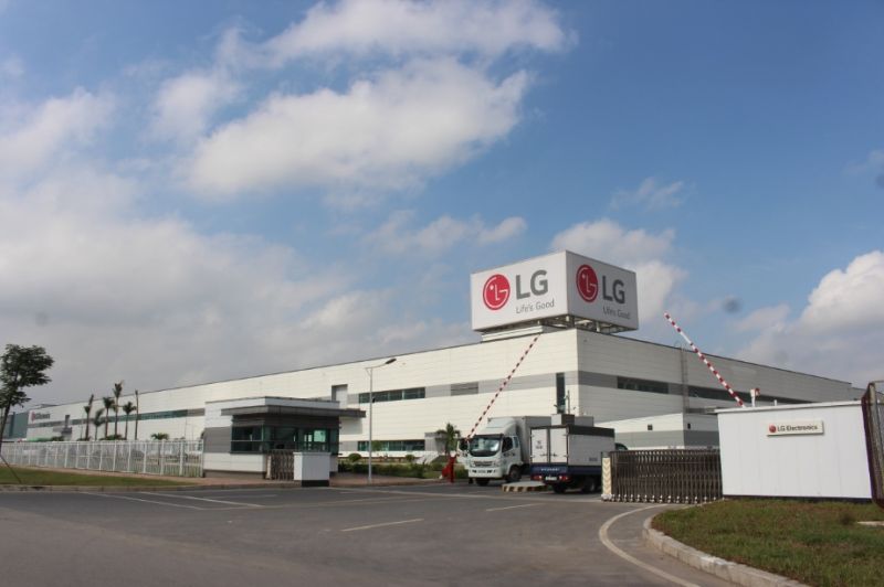Thương hiệu toàn cầu LG đã chọn bến đỗ là KCN Tràng Duệ.