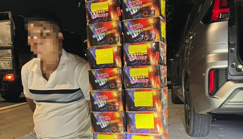 Phát hiện hơn 26 kg pháo hoa nổ không có hóa đơn, chứng từ hợp pháp