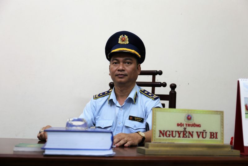 ông Nguyễn Vũ Bi, Đội trường Đội QLTT số 4, Cục QLTT tỉnh Bình Định