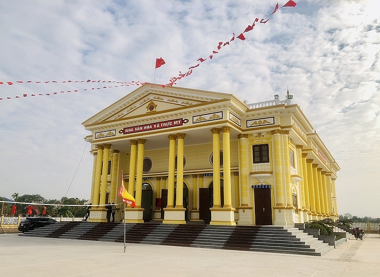 Xã Trực Mỹ (Trực Ninh, Nam Định): Khánh thành Nhà văn hóa do Petrovietnam, Vietsovpetro tài trợ