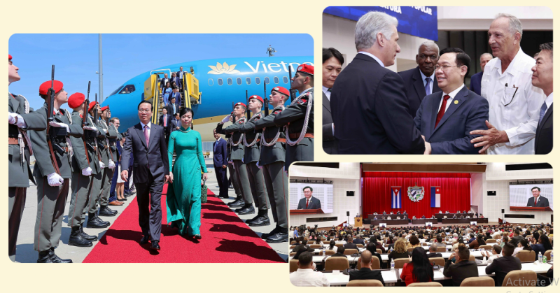 Chuyến công du của Chủ tịch nước Võ Văn Thưởng và Chủ tịch Quốc hội Vương Đình Huệ đã cho thấy Việt Nam phát triển năng động, đổi mới, hội nhập quốc tế toàn diện, sâu rộng, hiệu quả (Ảnh: Dân Trí)