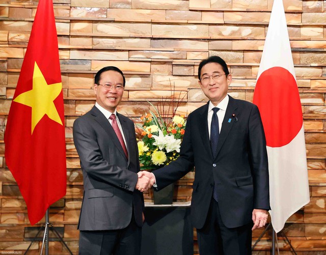 Chủ tịch nước Võ Văn Thưởng với Thủ tướng Nhật Bản Kishida Fumio