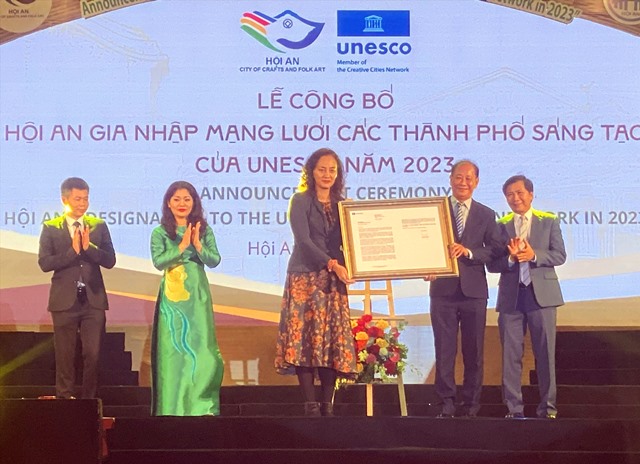 Hội An chính thức gia nhập Mạng lưới các thành phố sáng tạo của UNESCO