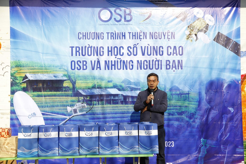Ông Nguyễn Hồng Sơn, Tổng giám đốc OSB Group chia sẻ ý nghĩa của chương trình