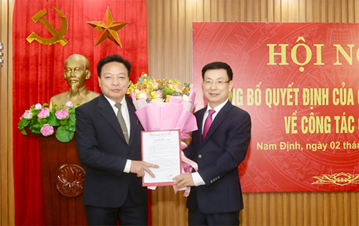 Nam Định luân chuyển, bổ nhiệm nhiều lãnh đạo chủ chốt