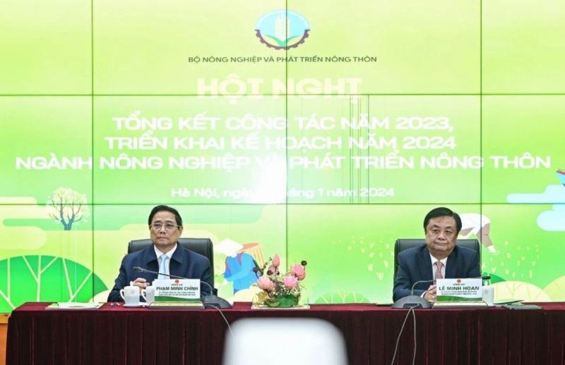 Hội nghị tổng kết công tác năm 2023, triển khai nhiệm vụ 2024 của ngành nông nghiệp và phát triển nông thôn.