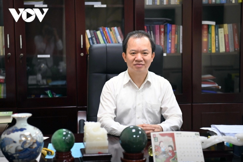 PGS.TS Bùi Hoài Sơn, Đại biểu Quốc hội khóa XV, Ủy viên thường trực Ủy ban Văn hóa, Giáo dục của Quốc hội. (Ảnh: Hà Phương)