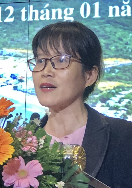 Bà Nguyễn Thị Kim Chung phát biểu y kiến chỉ đạo.