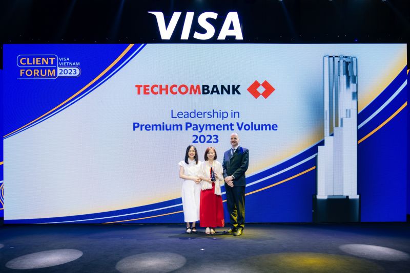 Techcombank nhận giải thưởng Visa Card