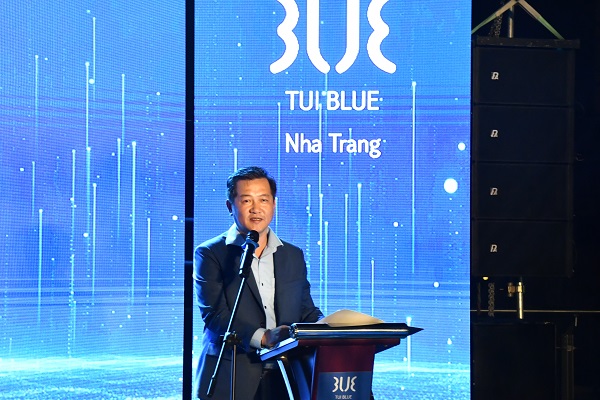 Ông Võ Quang Hoàng- Tổng Quản lý khách sạn TUI BLUE Nha Trang phát biểu