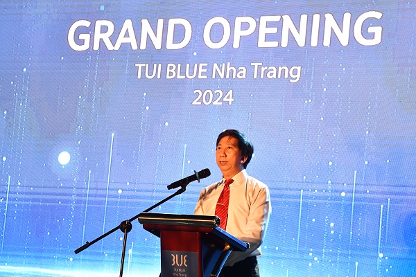 Ông Cung Quỳnh Anh- Phó Giám đốc sở Du lịch Khánh Hòa phát biểu.