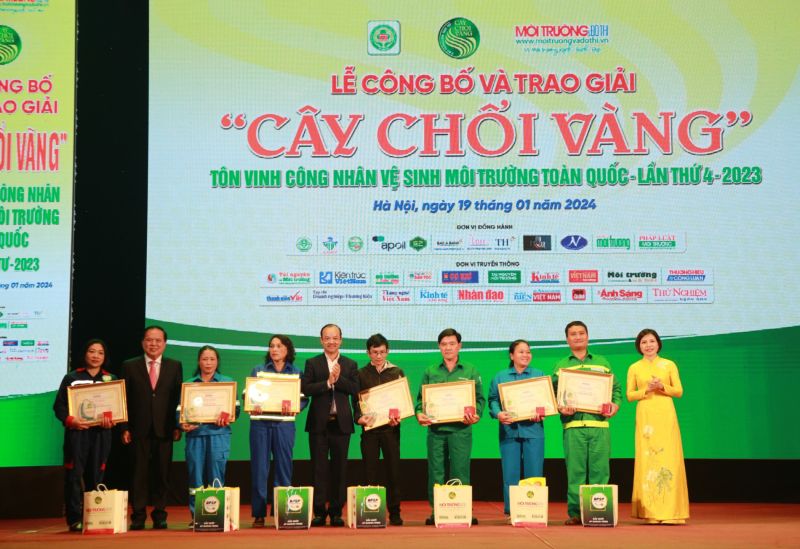 Lễ trao giải Cây chổi vàng- Tôn vinh công nhân vệ sinh môi trường lần thứ 4-2023