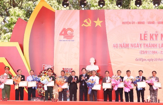 Đắk Lắk: Huyện Cư M’gar kỷ niệm 40 năm Ngày thành lập