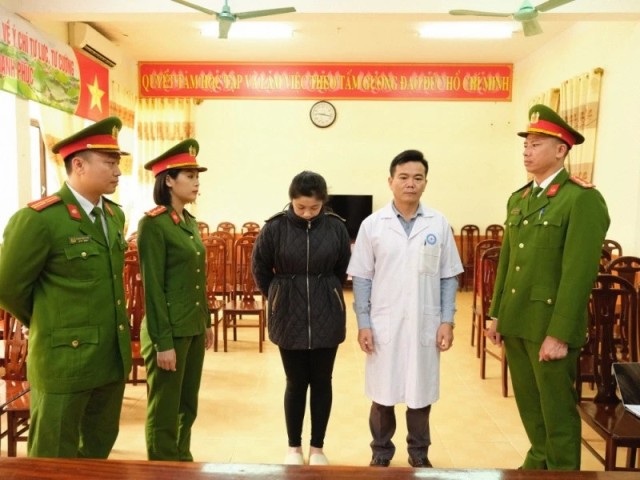 Cơ quan Cảnh sát Điều tra làm việc với Lê Thị Diệu Trinh và Lê Khắc Hùng.