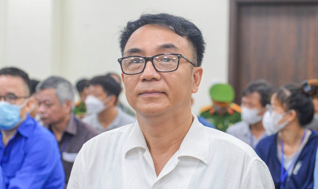 Cựu Cục phó Trần Hùng tại phiên tòa sơ thẩm