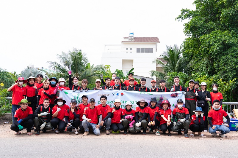 Viện thẩm mỹ DIVA đồng hành cùng team Bình Dương Xanh trong hành trình làm sạch môi trường.
