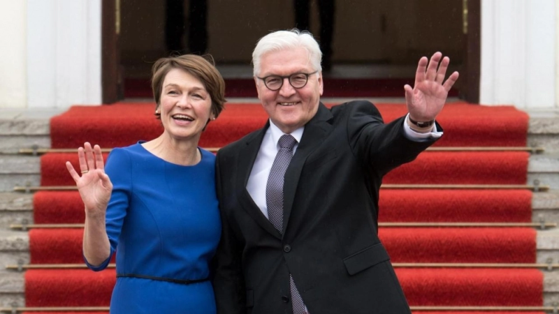 Tổng thống Đức Frank-Walter Steinmeier và Phu nhân. (Ảnh: Reuters)