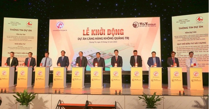 Dự án trọng điểm Cảng hàng không Quảng Trị đã chính thức khởi động tháng 12/2023