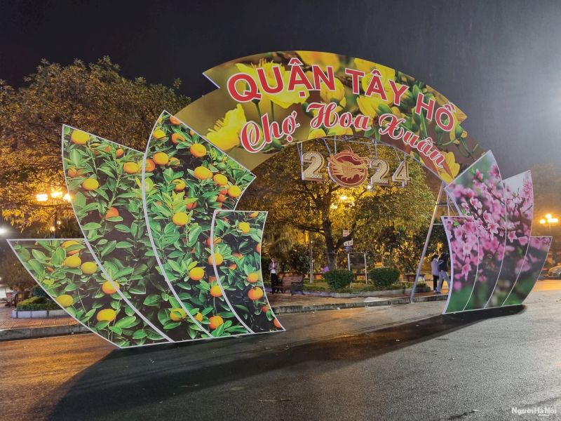 Hà Nội: 9 chợ hoa xuân quận Tây Hồ sẵn sàng phục vụ nhân dân đón Tết