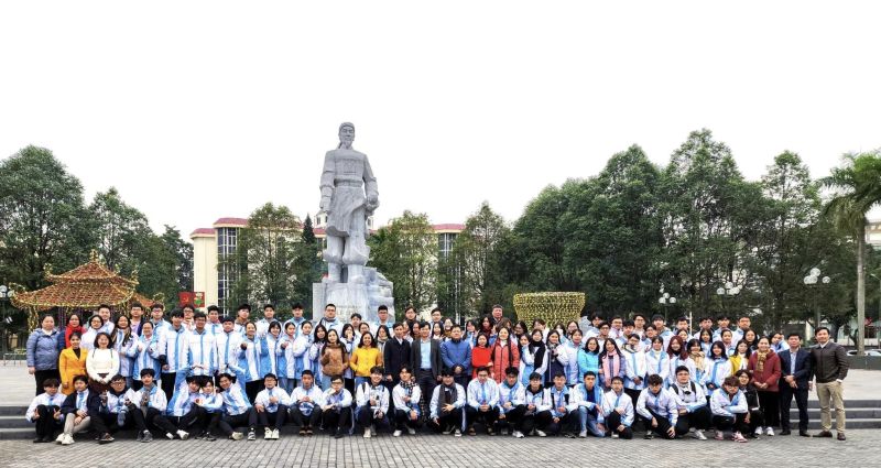 Đoàn học sinh Thanh Hóa tham dự kỳ thi Học sinh giỏi Quốc gia năm học 2023-2024.