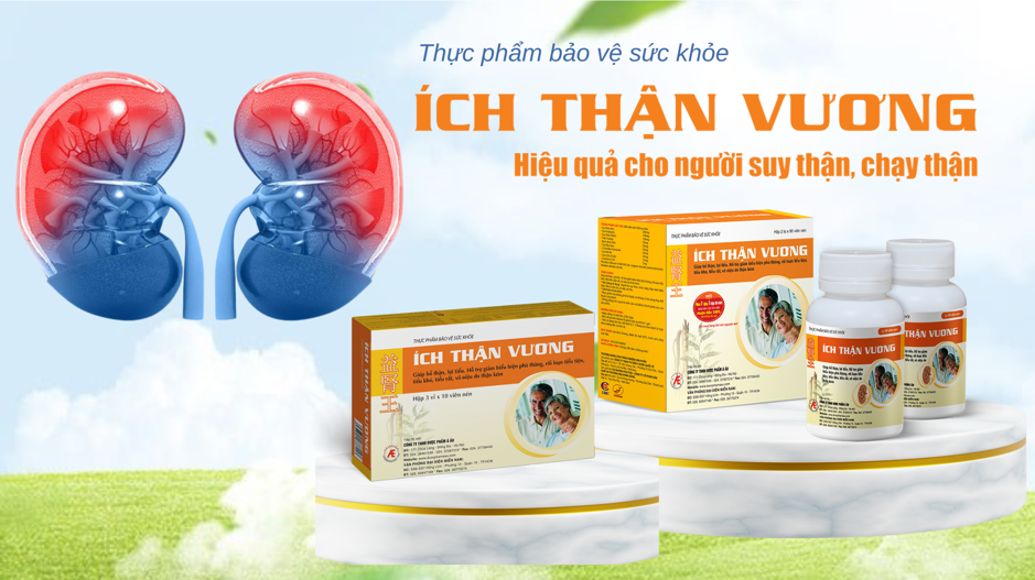 Ích Thận Vương - sản phẩm hỗ trợ cải thiện suy thận hiệu quả Ích Thận Vương - sản phẩm hỗ trợ cải thiện suy thận hiệu quả