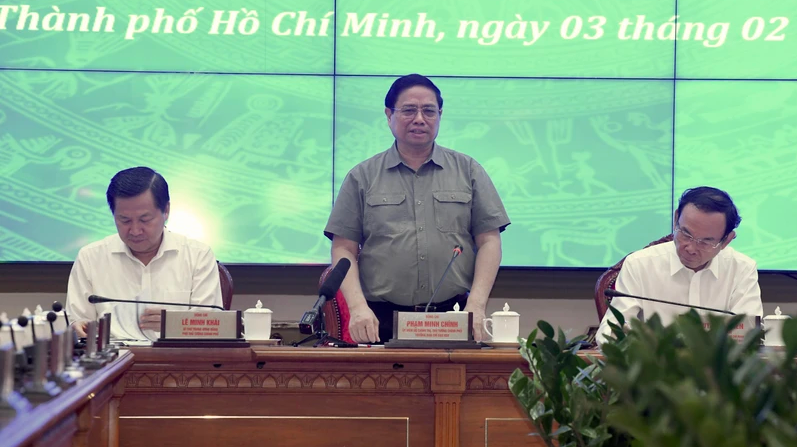 Thủ tướng Phạm Minh Chính phát biểu ý kiến tại Hội nghị