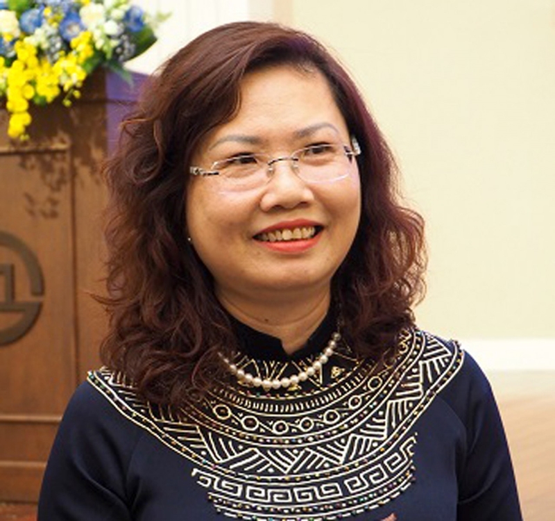 Bà Vũ Thị Chân Phương-Chủ tịch Ủy ban Chứng khoán Nhà nước (Ảnh: DT)