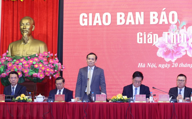 Phó Thủ tướng Chính phủ Trần Lưu Quang phát biểu tại hội nghị. Ảnh: TTXVN