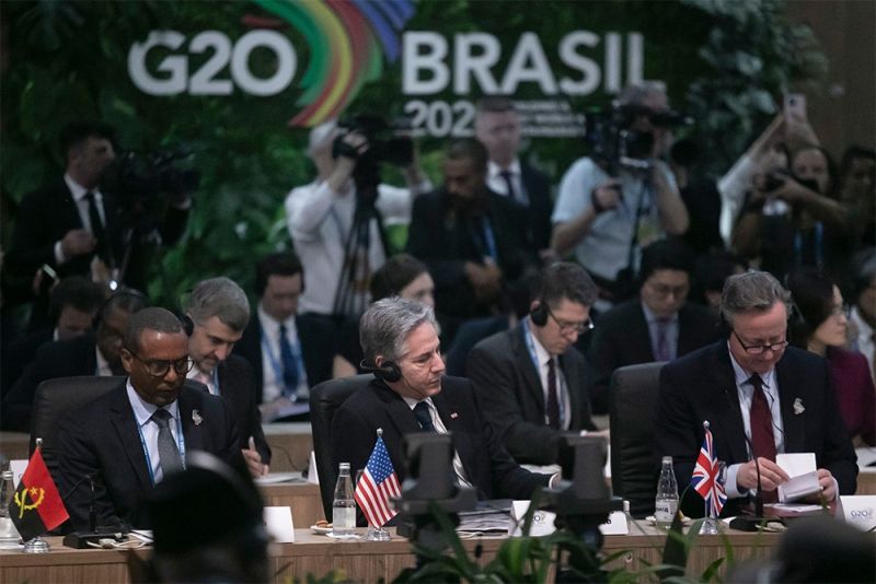 Khai mạc Hội nghị Bộ trưởng Ngoại giao G20 tại Rio de Janeiro, Brazil (Ảnh: AP)