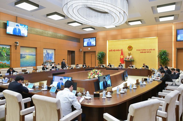 Ủy ban Thường vụ Quốc hội tiến hành tổng kết kỳ họp bất thường lần thứ 5, Quốc hội khóa XV