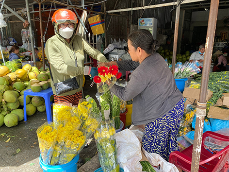 Hậu Giang: Thị trường Rằm tháng Giêng sôi động