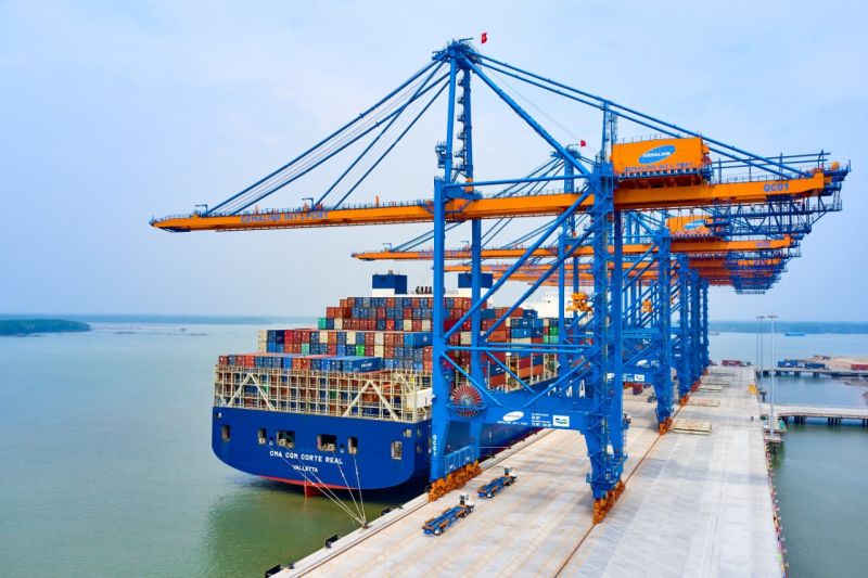 Lượng hàng hóa thông qua cảng biển trong 02 tháng đầu năm 2024 tăng 8%. Ảnh internet.