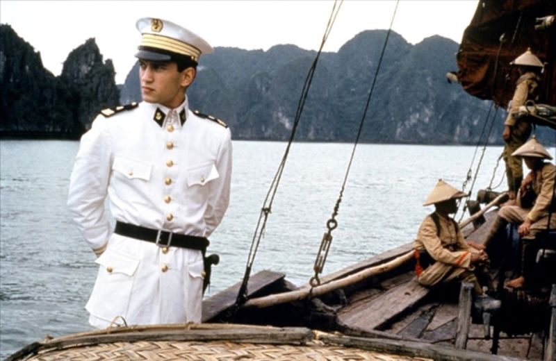 Một cảnh trong bộ phim “Đông Dương” được quay tại Vụng Oản, vịnh Hạ Long.