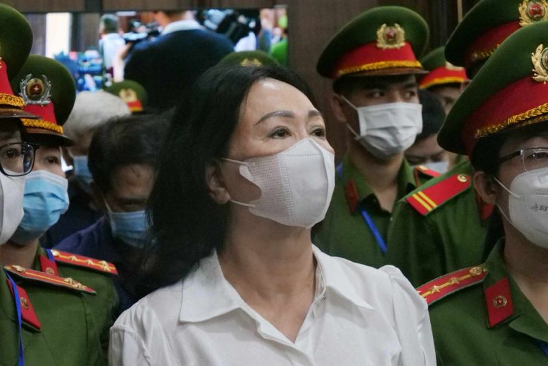 Bị cáo Trương Mỹ Lan trong phiên xét xử