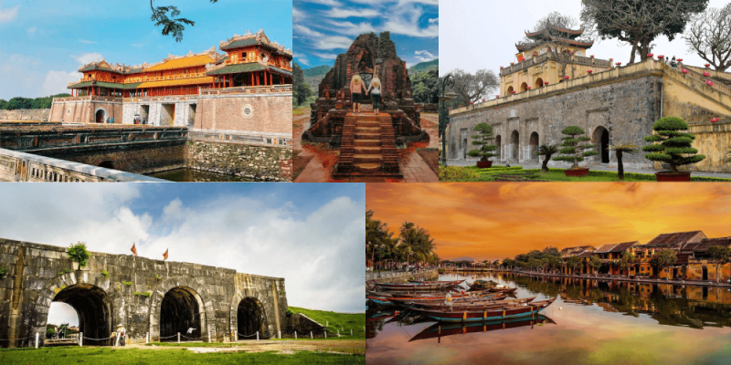 Năm di sản văn hóa vật thể của Việt Nam được UNESCO vinh danh. Ảnh internet.