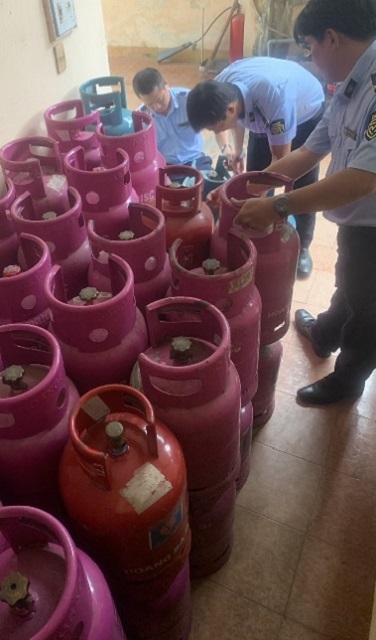 Một cơ sở kinh doanh LPG bị xử phạt 15 triệu đồng