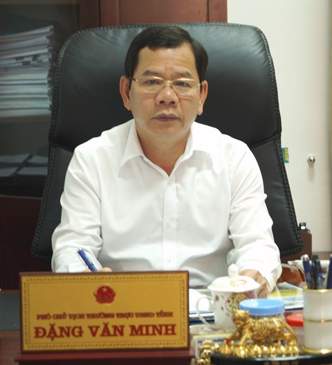 Chủ tịch UBND tỉnh Quảng Ngãi Đặng Văn Minh.