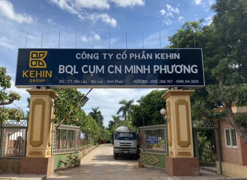Dự án Cụm công nghiệp làng nghề Minh Phương có địa chỉ tại Thị trấn Yên Lạc, huyện Yên Lạc, tỉnh Vĩnh Phúc do Công ty cổ phần Kehin làm chủ đầu tư.