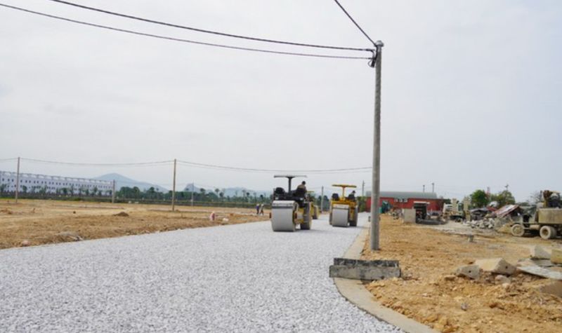 Một dự án khu tái định cư phục vụ dự án cao tốc Bắc - Nam tại huyện Lệ Thuỷ sắp được hoàn thành.