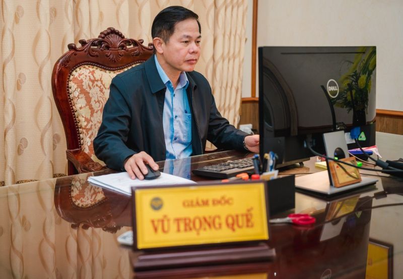 Ông Vũ Trọng Quế - Giám đốc Sở Thông tin và truyền thông tỉnh Nam Định