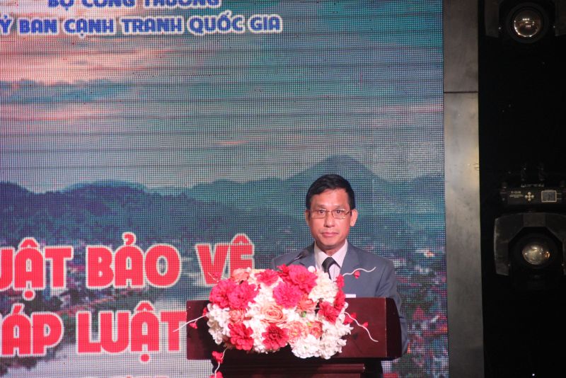 Giám đốc Sở Công thương Lạng Sơn Nguyễn Đình Đại phát biểu tại hội nghị