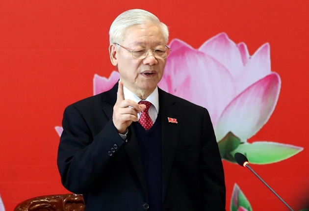 Tổng Bí thư, Chủ tịch nước Nguyễn Phú Trọng. Ảnh: Đ.X